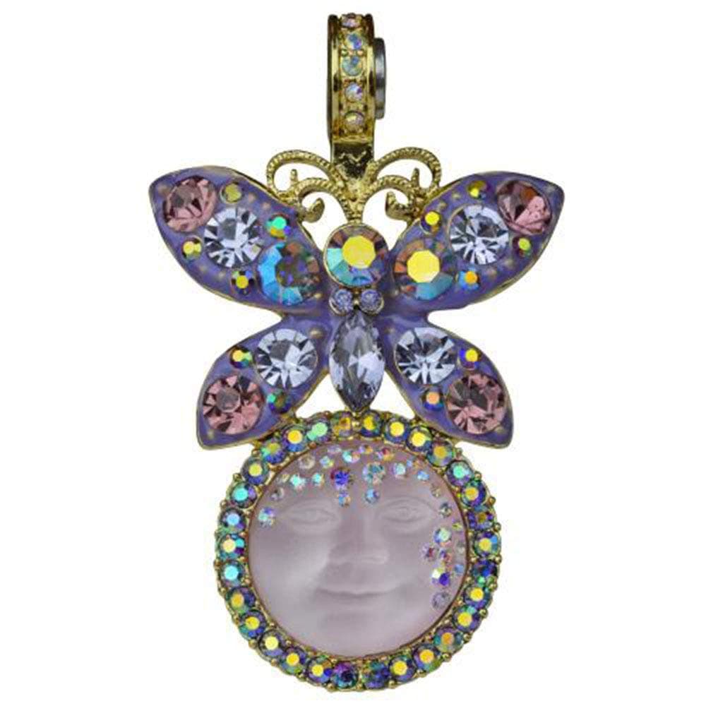 Goddess Seaview Moon Flutterby Magnetic Enhancer Goldtone