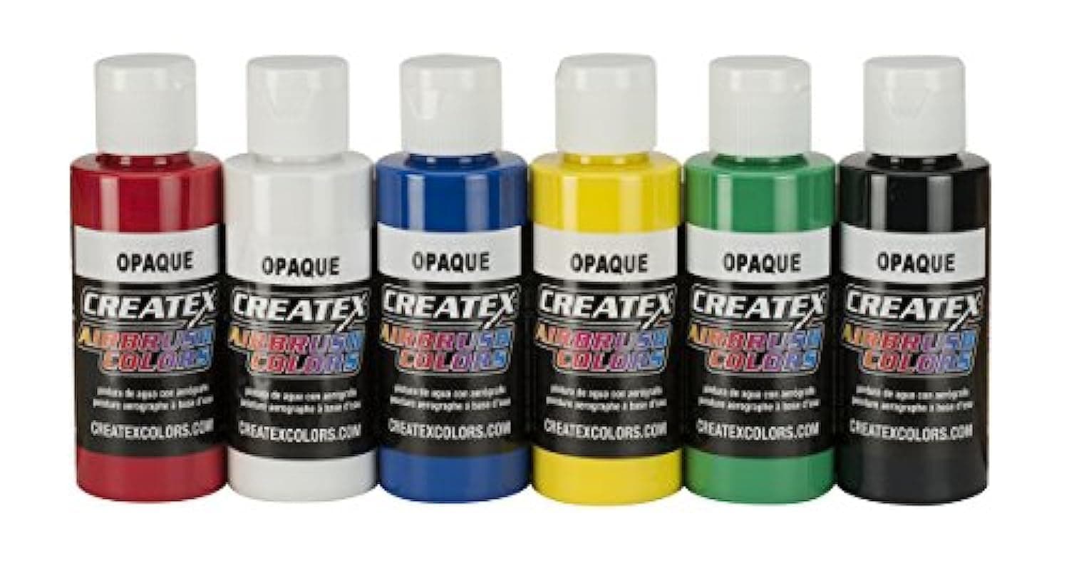 Createx Colors 2-Ounce AB Airbrush Set, Opaque by Createx Colors