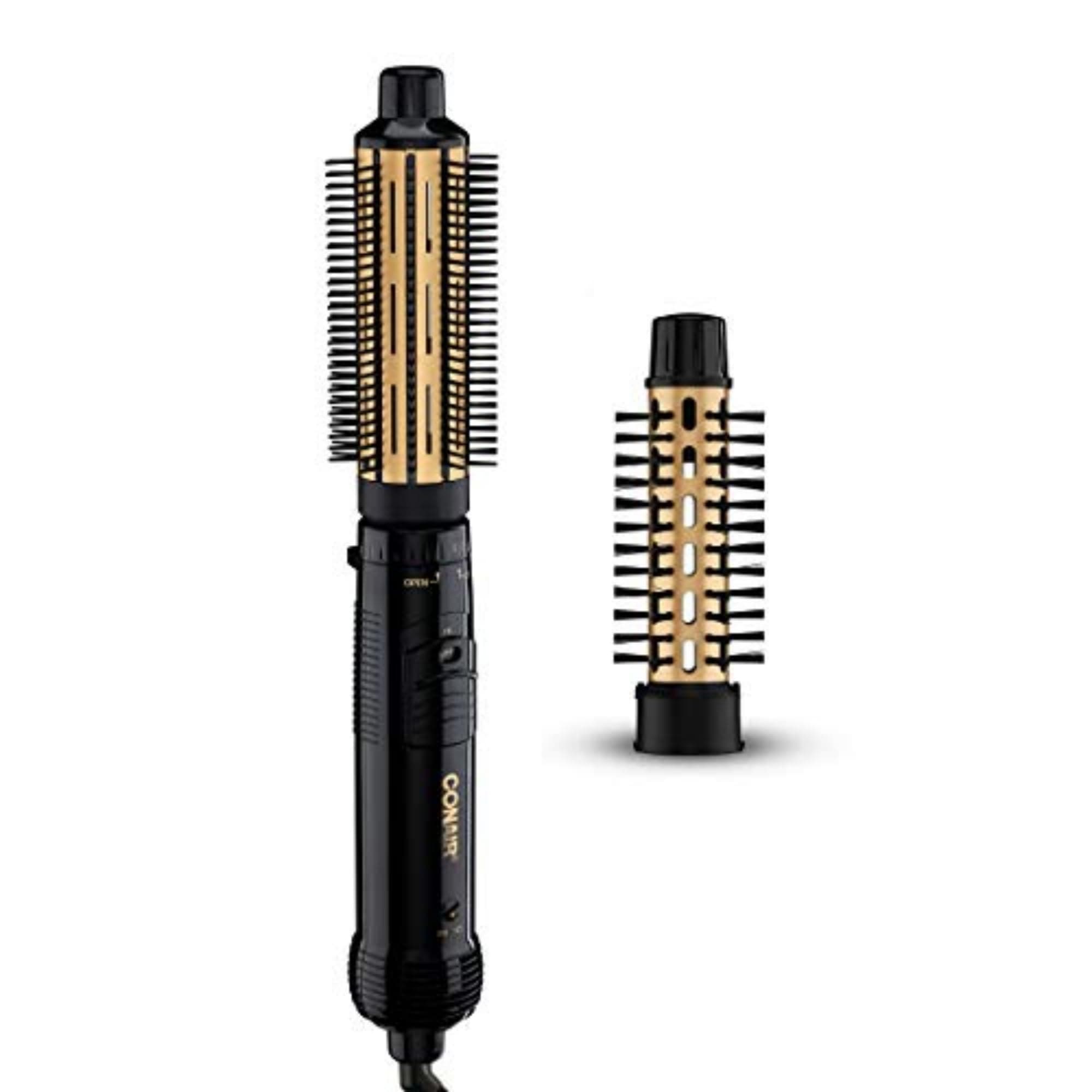 Hot Air Curling Combo 1.5 Inch - Black, 300 Watts