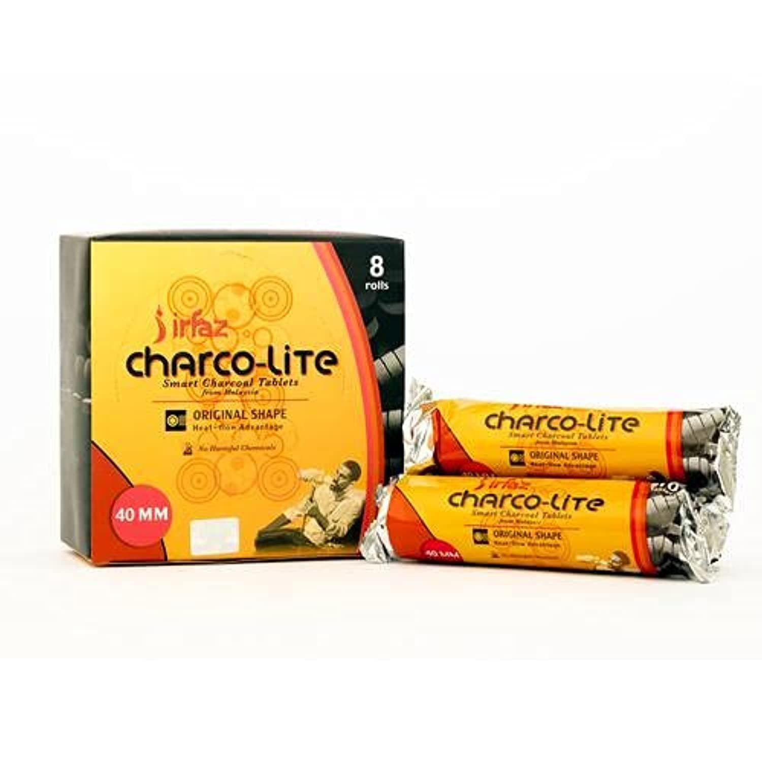 Charcoal -lite, smart charcoal tablets, 40 mm