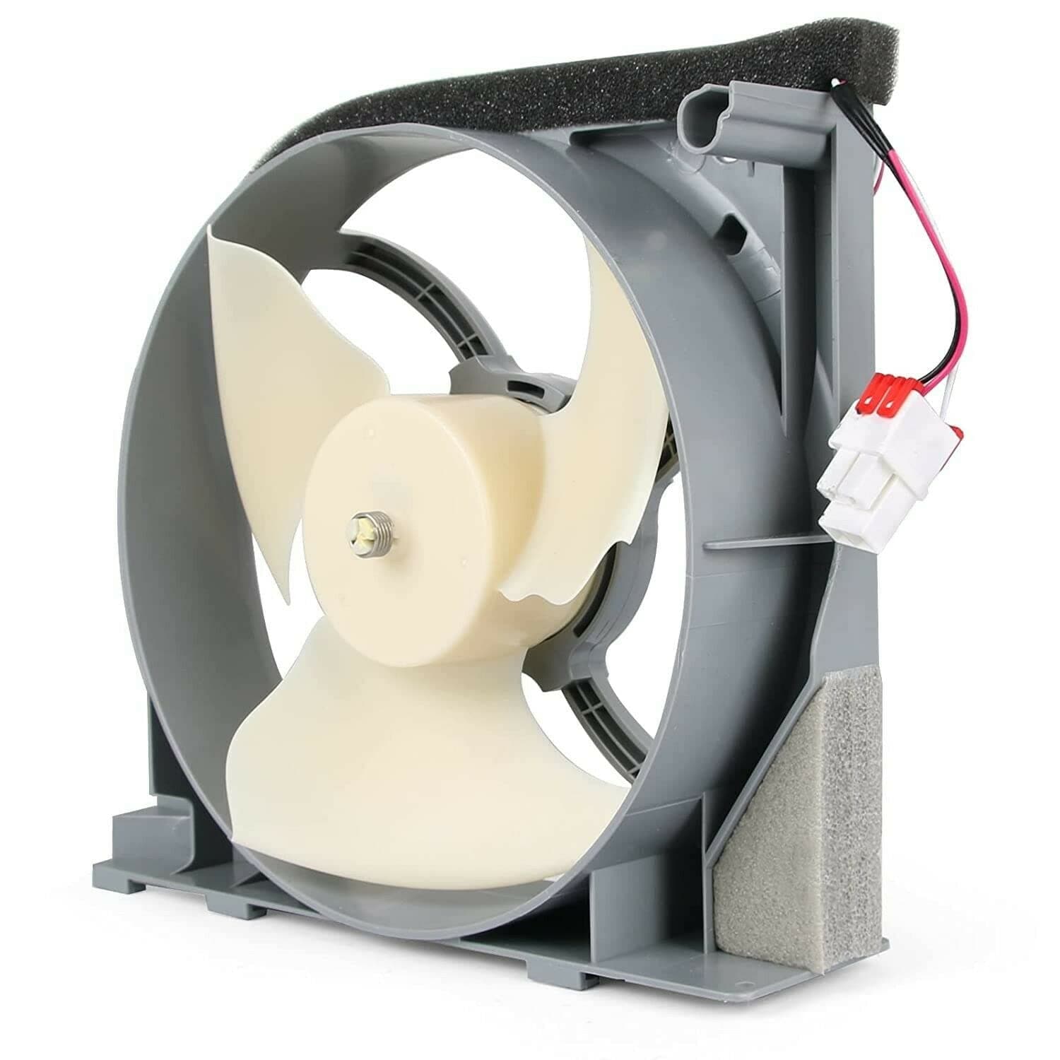 DA97-15765A,DA97-15765C Refrigerator Condenser Fan Motor Assembly fit for Samsung Refrigerators RF22K9381S RF28K9380S RF263BEAES Compatible with DA97-12842A DA97-12842D