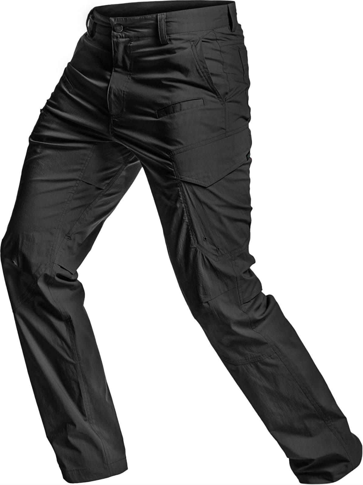 Men's Quick Dry Tactical Pants, Water Resistant Outdoor Pants, Lightweight Stretch Cargo Work Hiking Pants