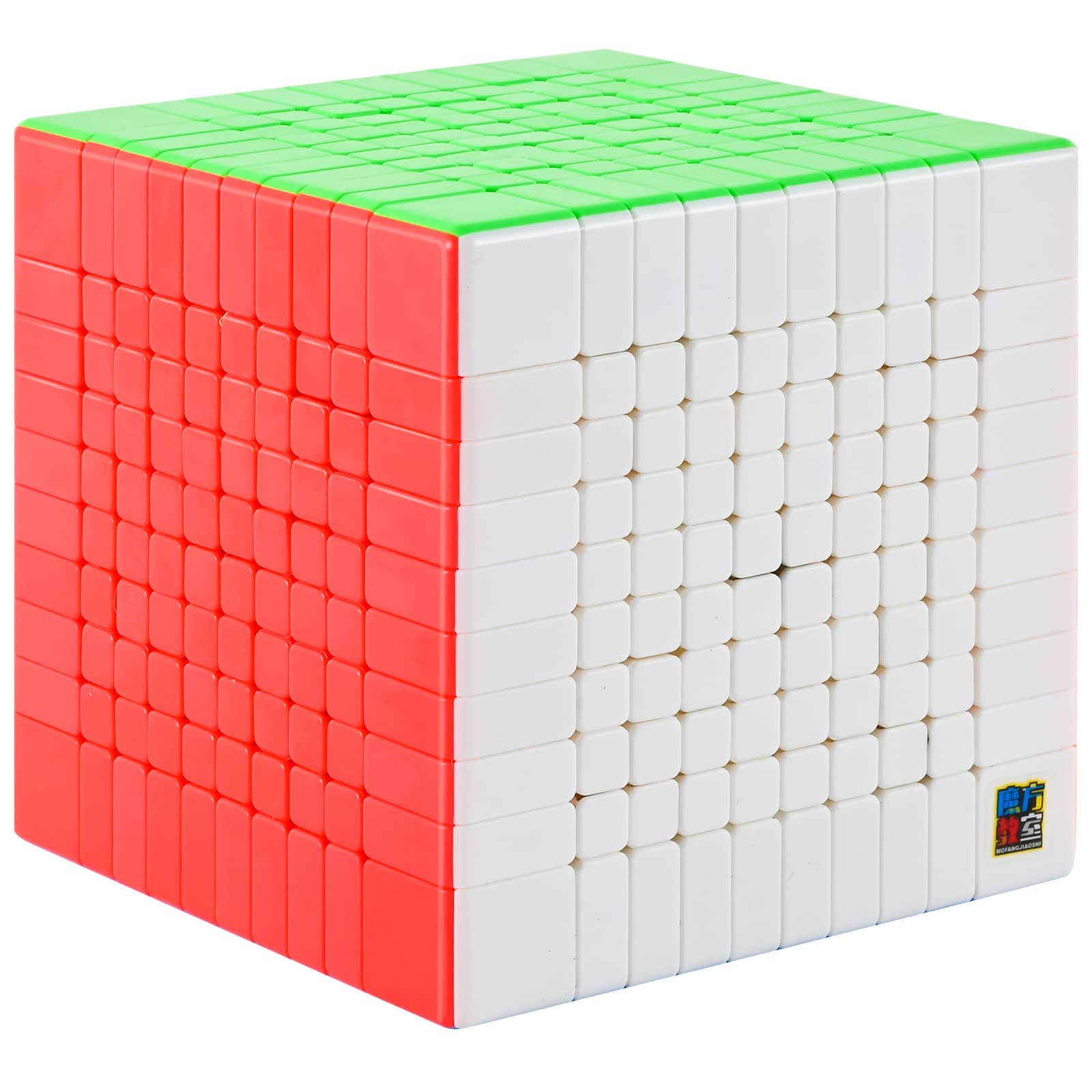 BroMoCube Moyu Meilong 10x10 Speed Cube Stickerless MFJS MeiLong Puzzle Cube 10x10x10 Magic Cube Gift Toys