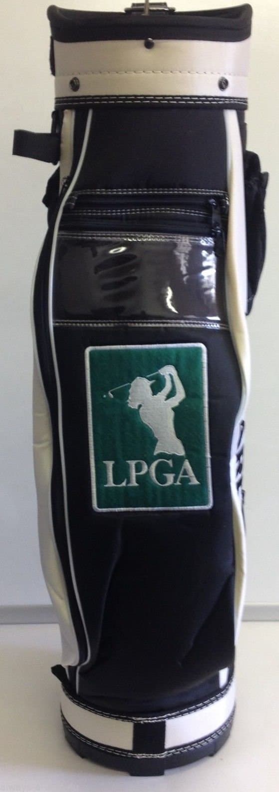 Square Two LPGA Black & White Cart Women's Golf Bag