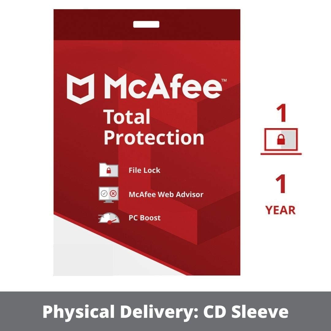 McAfee Total Protection- 10 PC, 3 Years (CD)