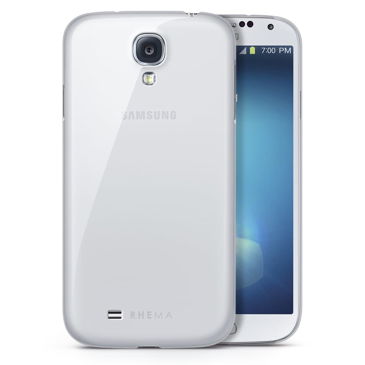 Rhema Ultra Thin Clear Case for Samsung Galaxy S4 (Frosted Clear)