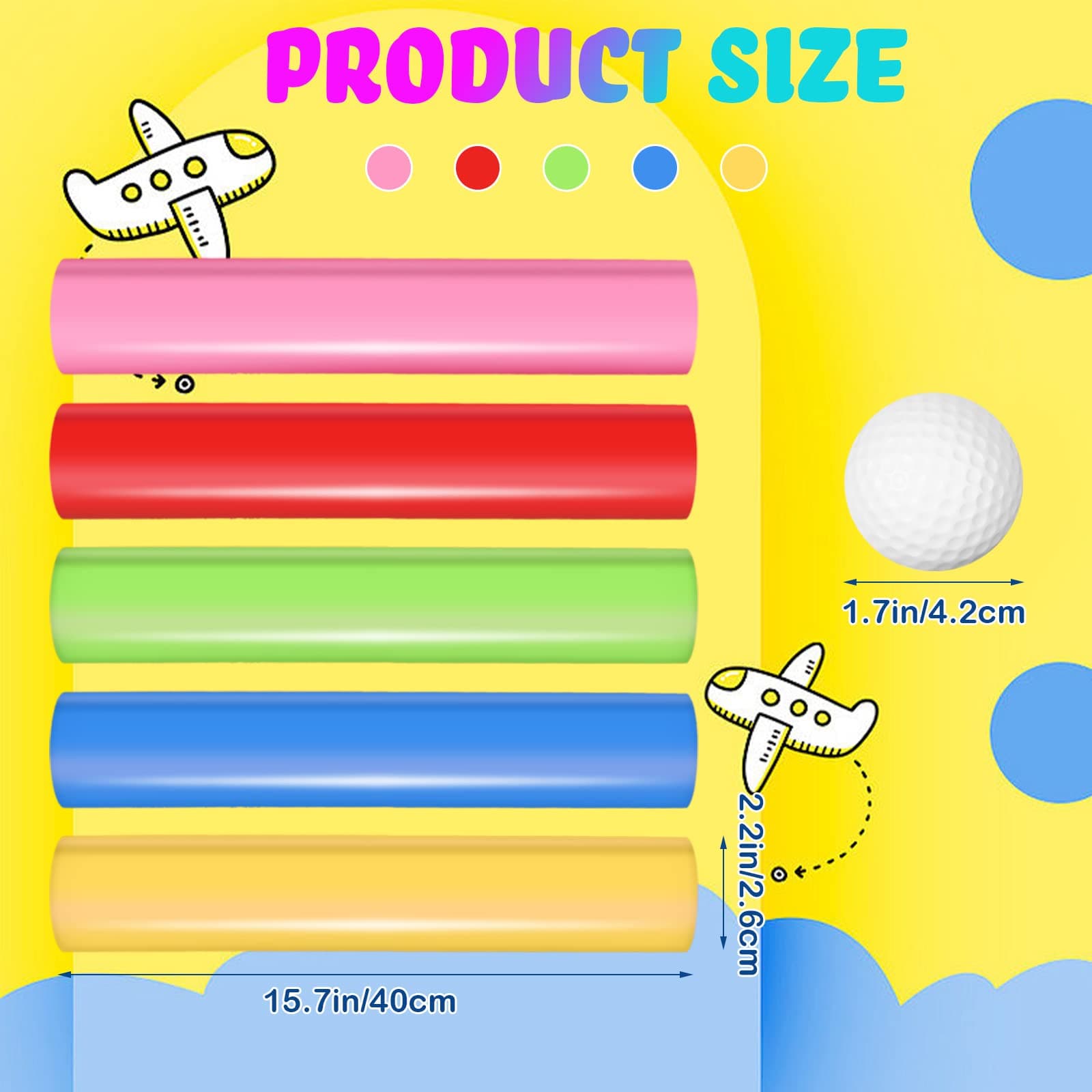 Team Building Activities Games Eamwork Group Learning Exercise Activities with Half Pipes Golf Balls Storage Bags Teamwork Kit for Adults Teens Field Day Game School Gym Outdoor Youth Sports