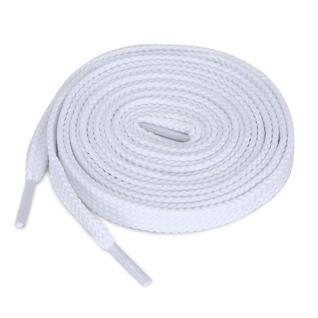 Uxcell2 Pairs Double Layer Hollow Shoestrings Thick Flat Shoelaces for Unisex