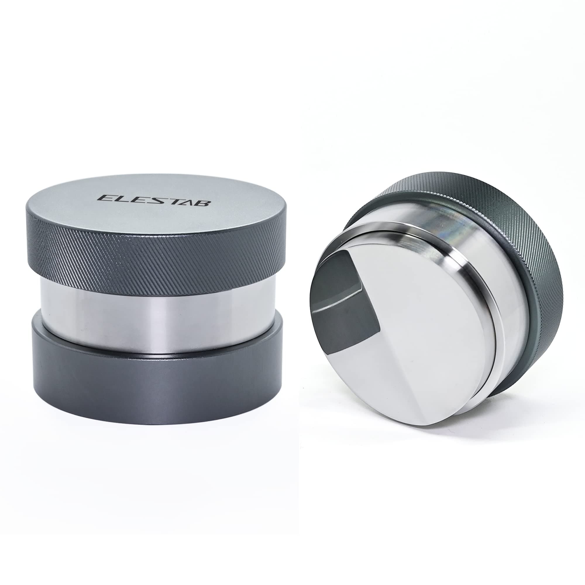 ELESTAB Espresso Coffee Distributor 58.5mm, Adjustable Depth Barista Distribution Tool - 304 Stainless Steel Wedge Base Espresso Leveler with Distributor Stand Fits for 58mm Portafilter