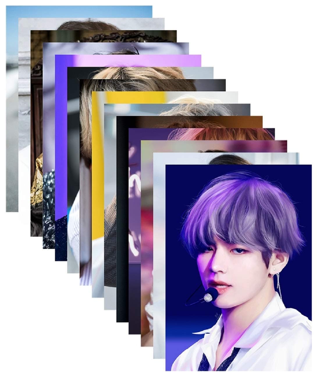 Pack of 14 BTS Photos for BTS Fans (8.2 x 11.7 Inches) (Size - A4)