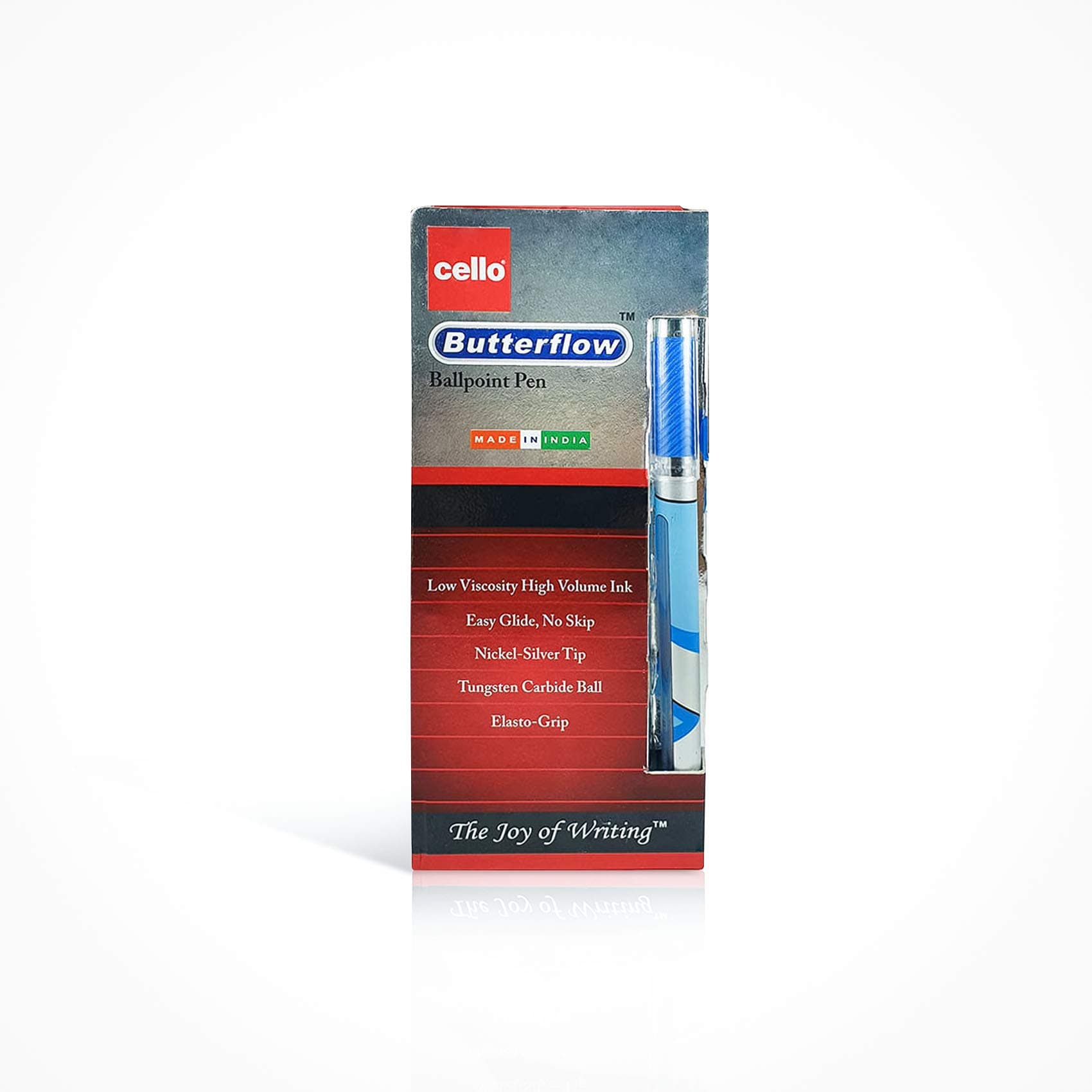 BUTTERFLOW BALL PEN 0.7MM BOX OF 12PC BLUE