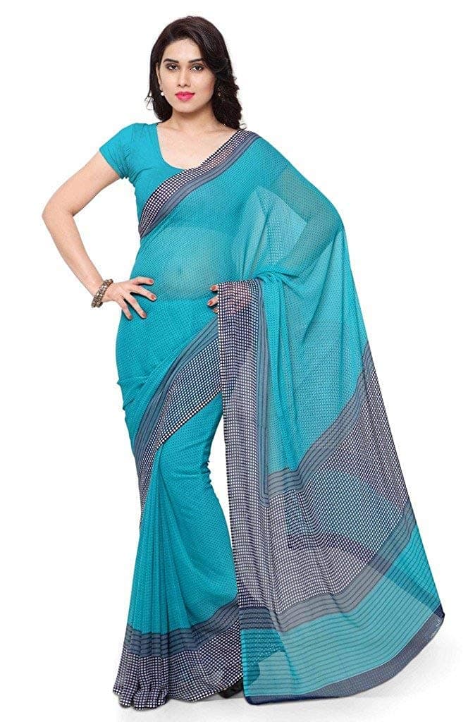Vaamsi Chiffon Saree (Rc3208_Blue)
