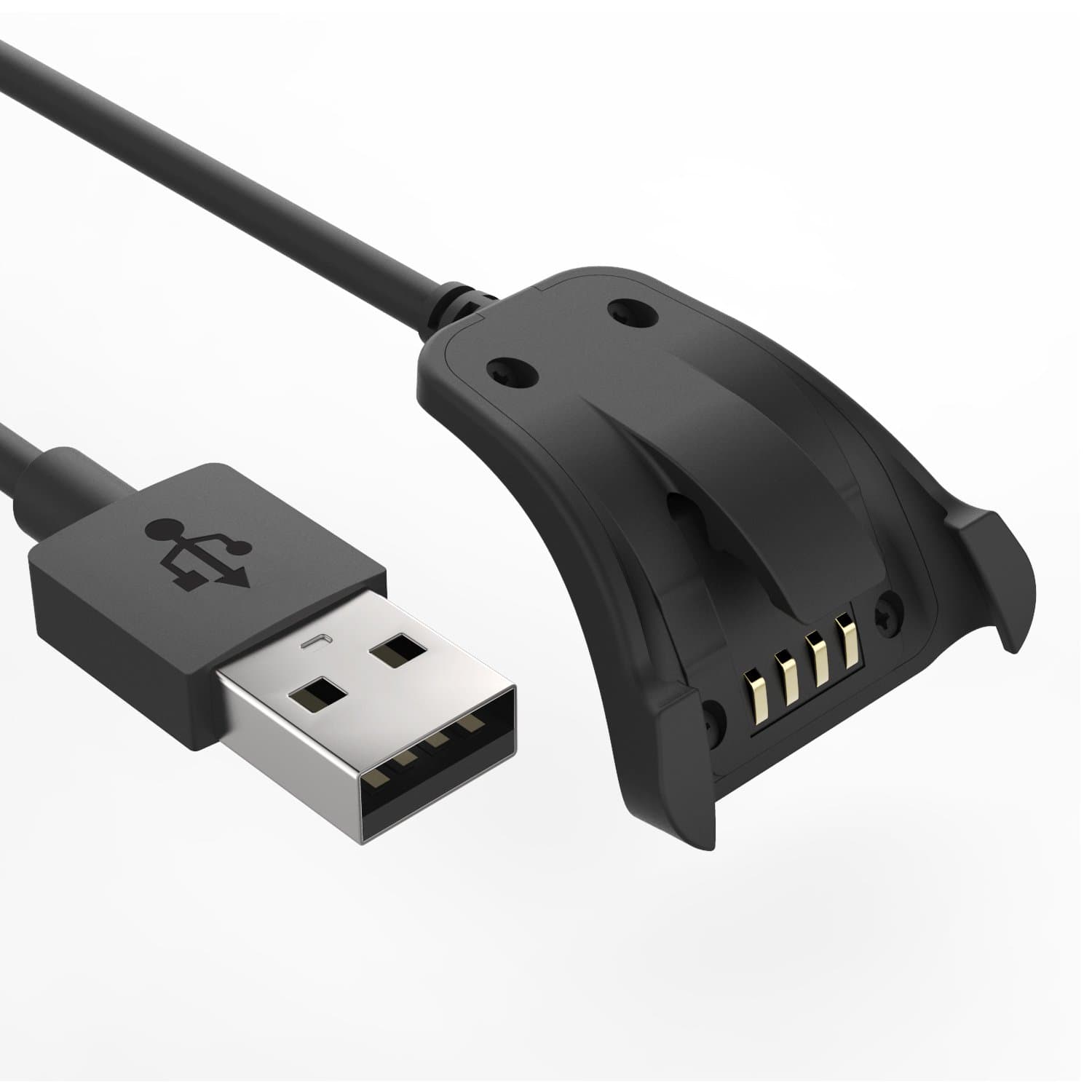 MoKo TomTom Adventurer Charger Dock, USB Data Sync Charge Cradle Dock Charger with 1m Charging Cable for TomTom Adventurer/ Golfer2/ Spark3/ Runner2/ Runner3 GPS Fitness Running Watch, Black