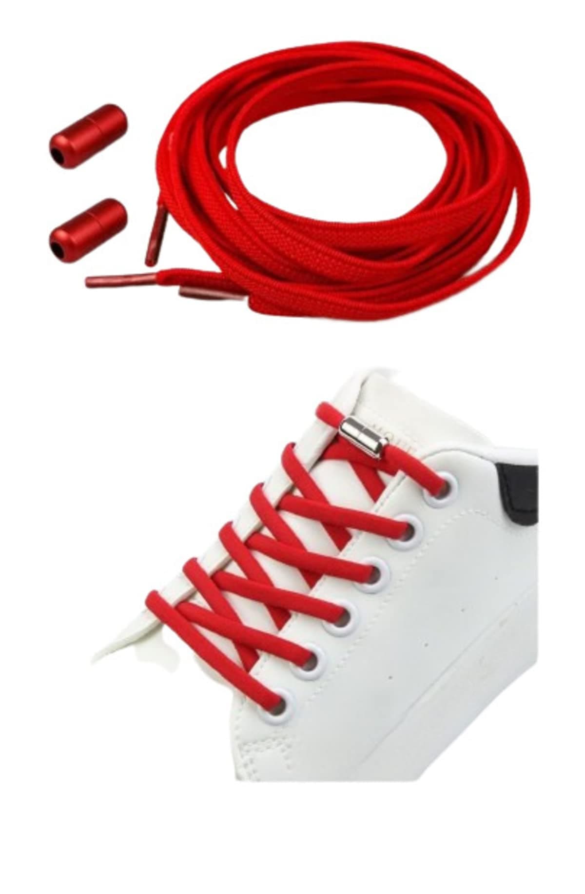 MOMISYNo Tie Elastic Shoelaces, Semicircle Shoe Laces For Kids and Adult, Sneakers Shoelace Locks Laces Shoe Strings