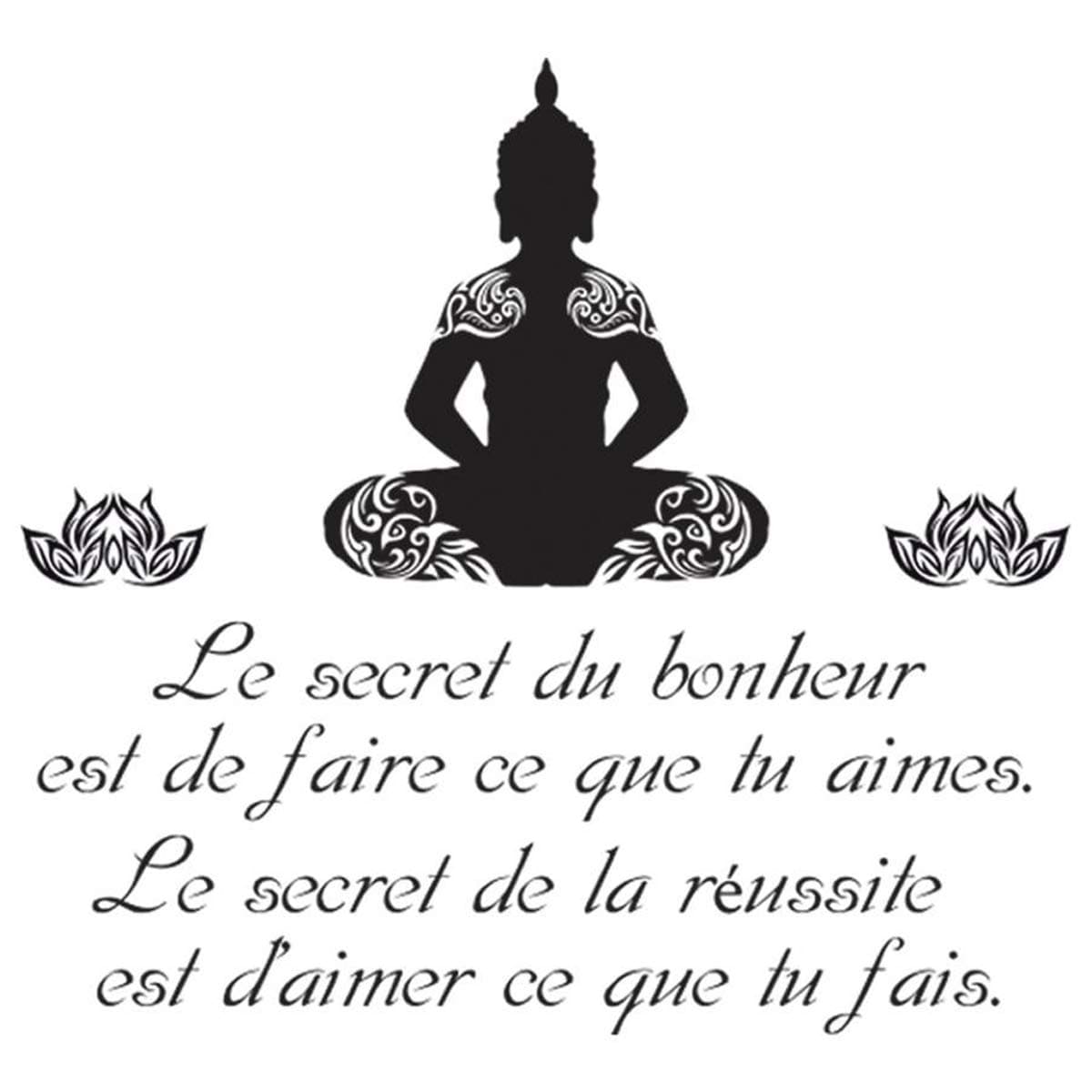 Les Trésors De Lily French Quote Stickers 20 X 70 Cm Black