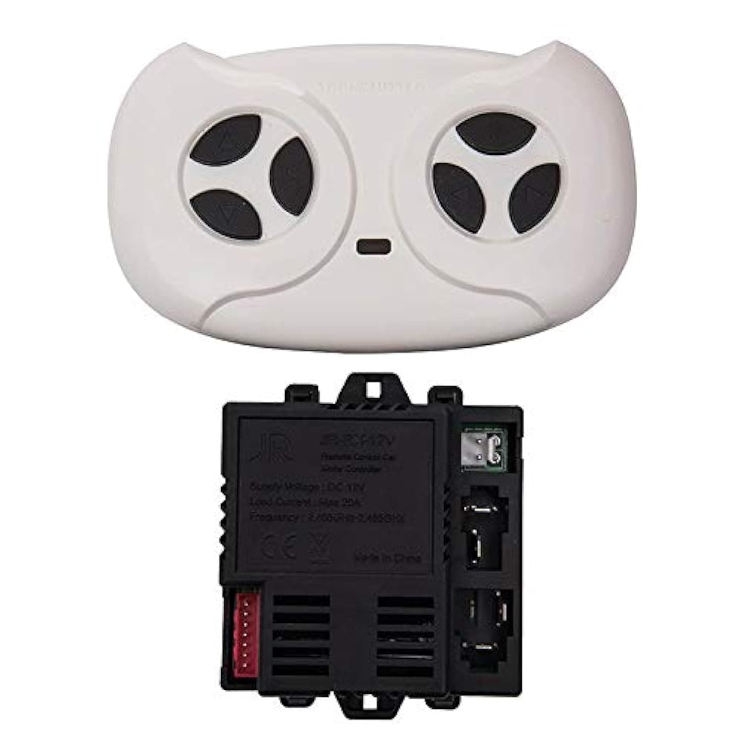 FULIHUA B Socket JR-RX-12V Kids Powered Ride on car 2.4G Bluetooth Remote Control and Receiver Kit Controller Control Box Accessories for Children Electric Ride On Car Replacement Parts