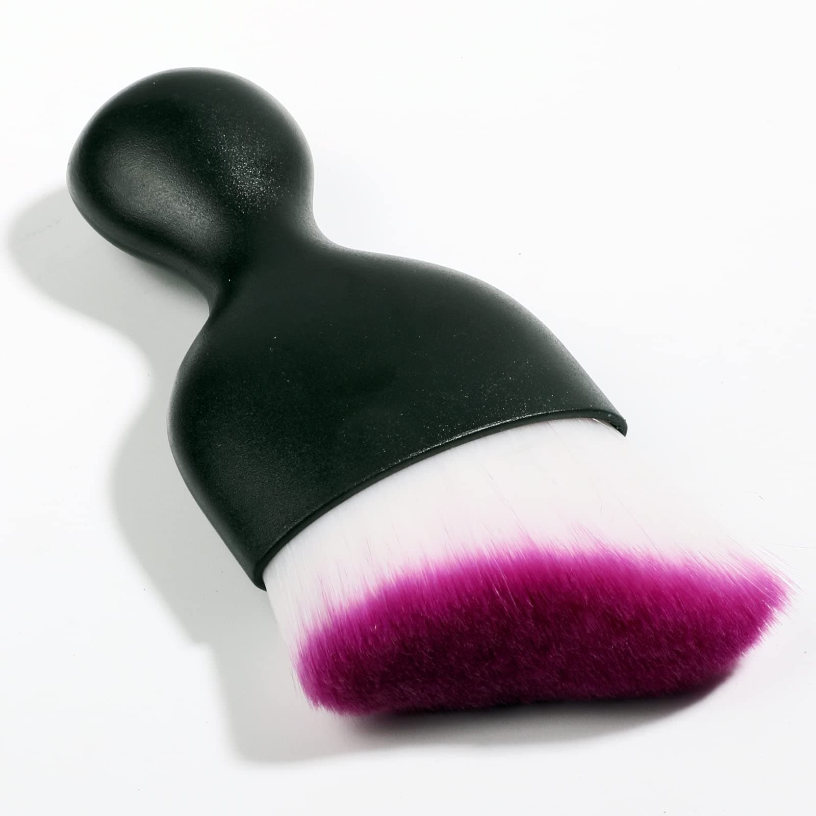 AOCISKA Car Interior Detailing Brush,Soft Bristle Cleaning Brush Car Detailing Brush Dusting Brush,Car Interior Cleaning Tool,Auto Detail Brush Car Dash Duster Brush (Black&Purple)