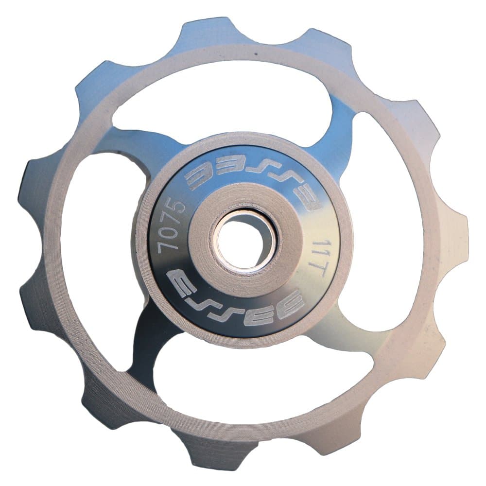 GANOPPER Pack Of Two AL7075 Bike Ceramic Bearing Pulley Rear Derailleur 11T Road Bike Guide Roller Idler 4mm 5mm 6mm Jockey Wheel Bike Part For Shimano Sram