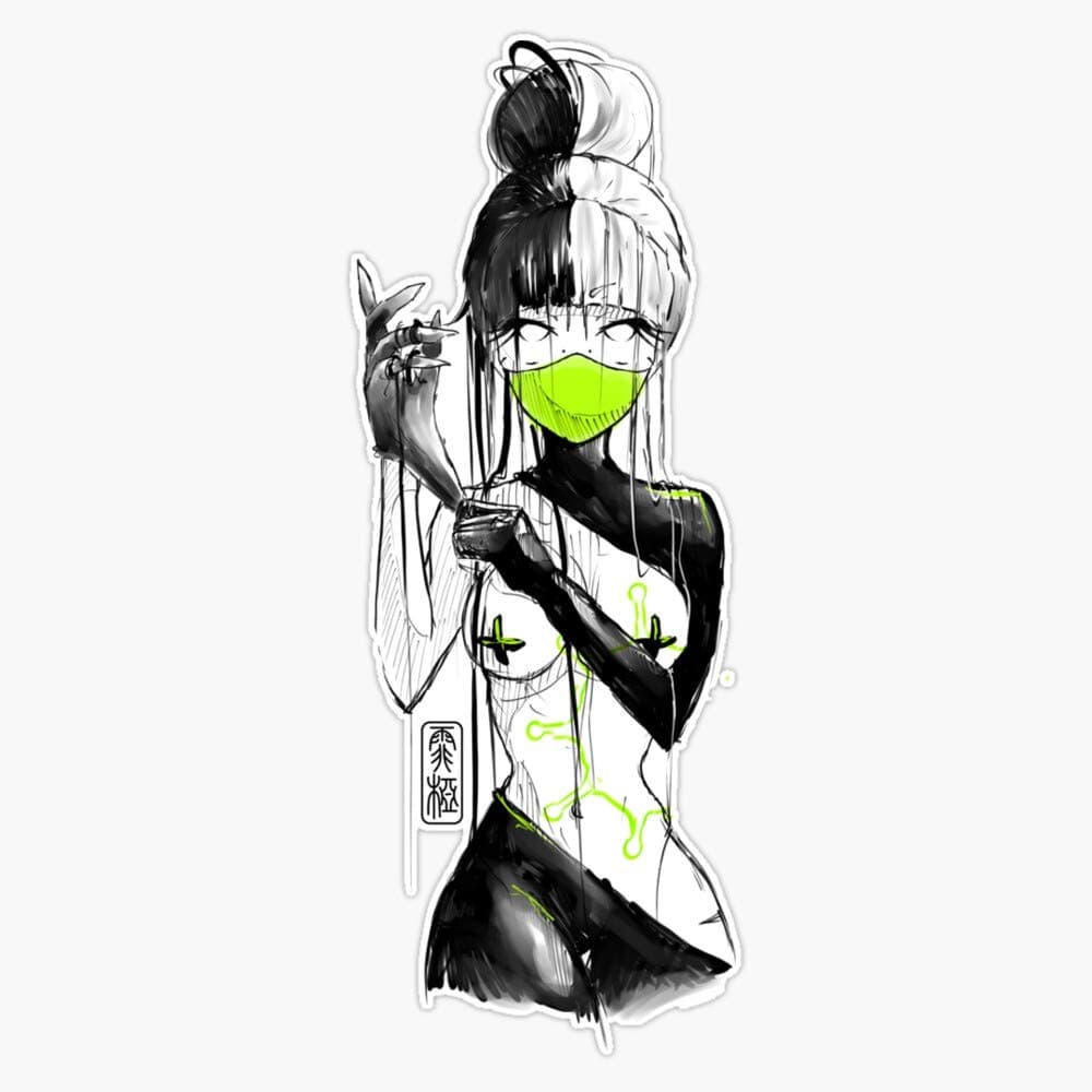 Call Me Corona Sticker Vinyl Stickers Waterproof Decal Car, Laptop, Bumper Stickers 5"