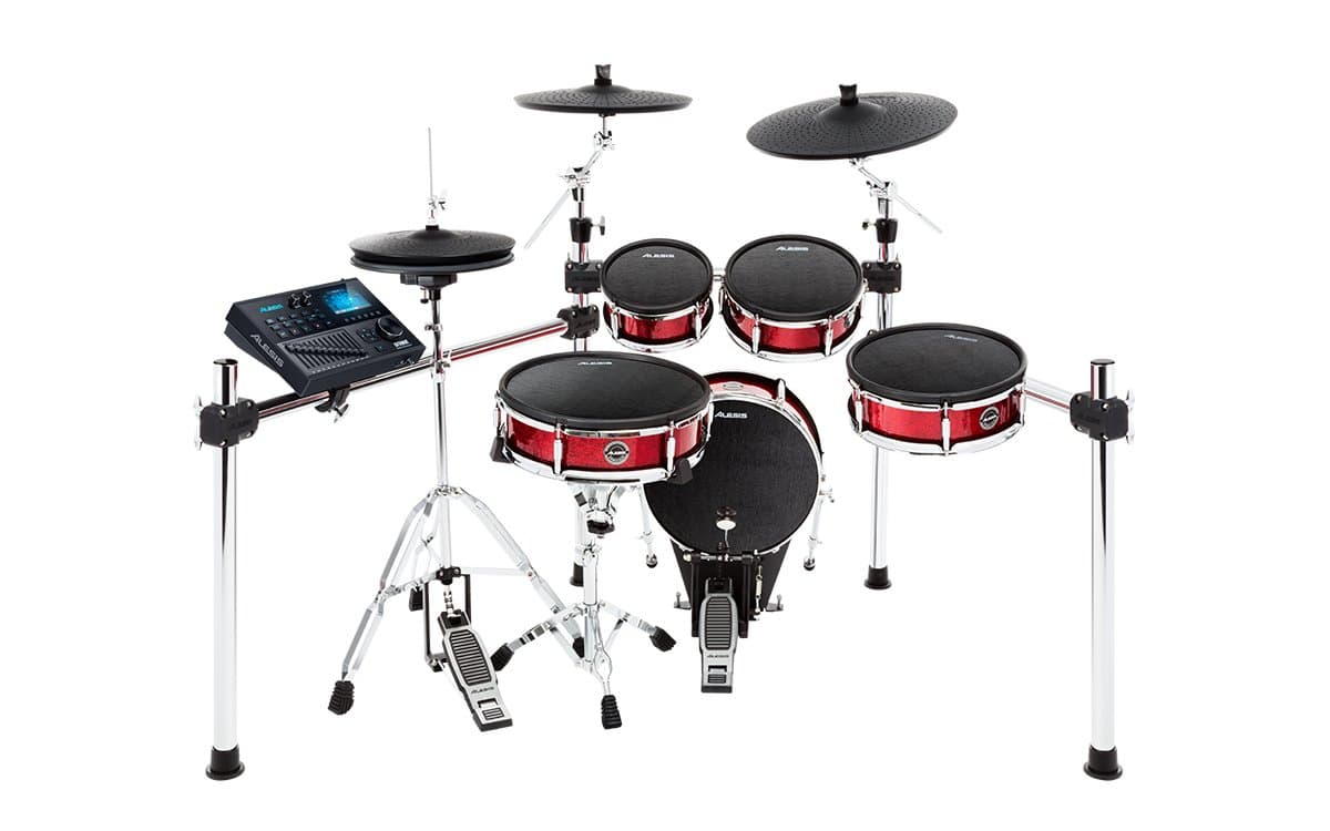 Alesis Strike Zone 8-Piece Professional Electronic Drum Kit with Mesh Heads (Black)