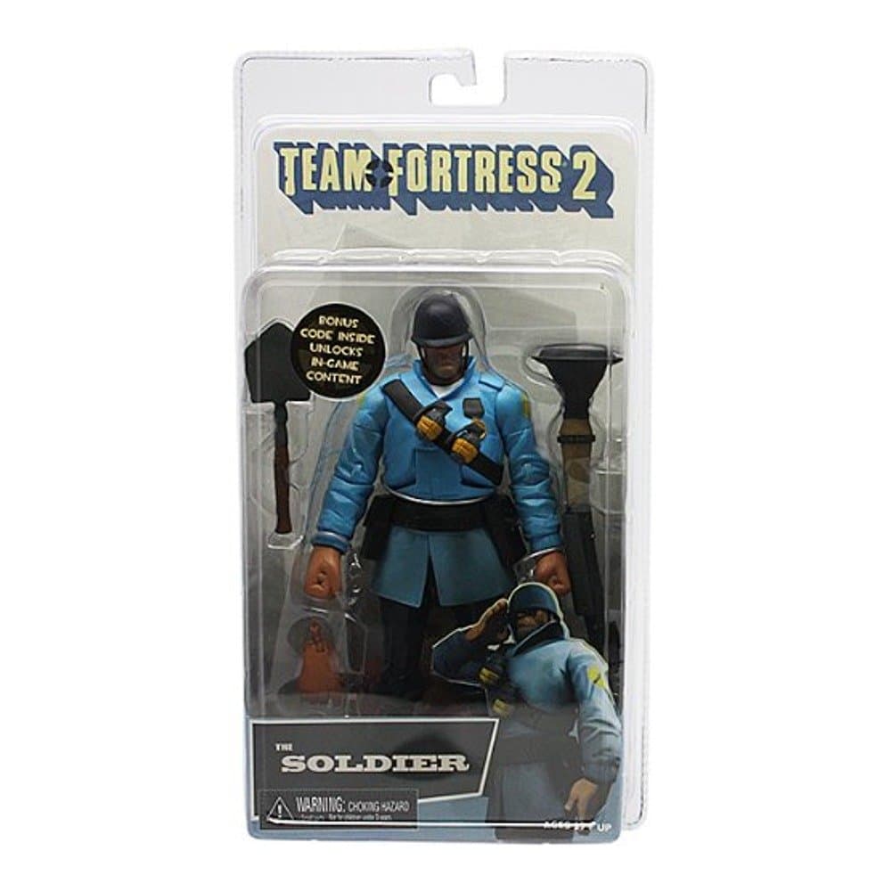 Team Fortress 2 - NECA Team Fortress 2 The Soldier "Blue" Action Figure 7"