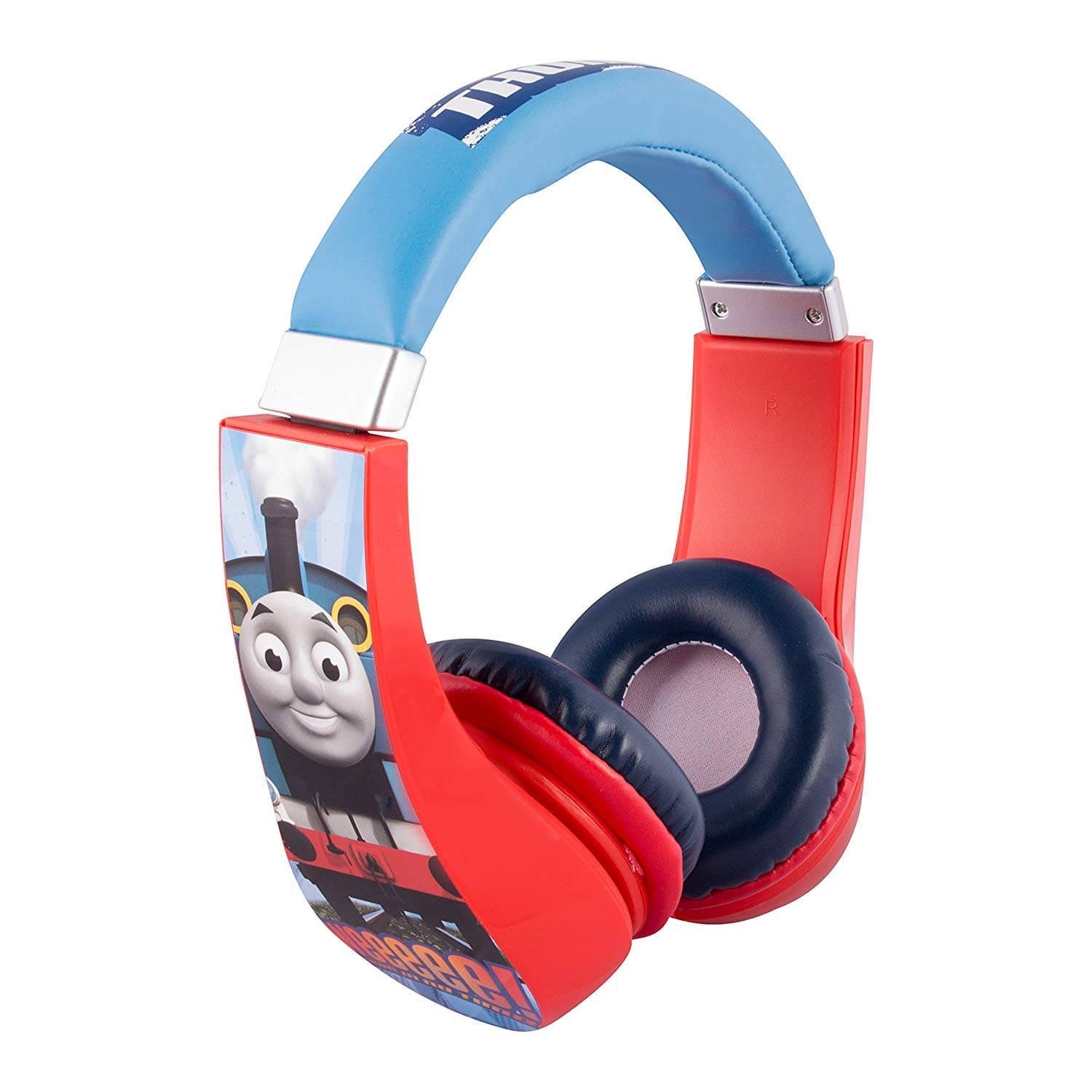 Thomas and Friends Kids Safe Over The Ear Headphones 30385 | Kids Headphones, Volume Limiter for Developing Ears, 3.5MM Stereo Jack, Recommended for Ages 3-9, by Sakar