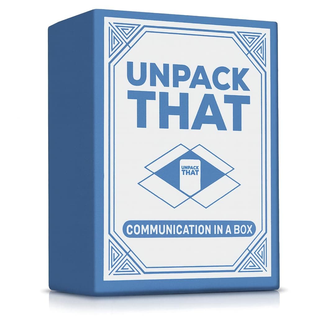 UNPACK THAT Conversation Cards – 125 Deep Questions for Better Communication & Closer Bonds | Perfect for Couples, Families and Friends