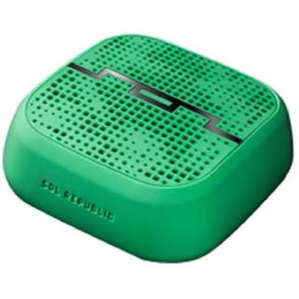 SOL REPUBLIC Punk Wireless Portable Bluetooth Speaker – Water & Sand Resistant, 60ft Range, Quick Bluetooth Pair, Ultra Portable, Aux In, Aux Out, CameraBike Mount, SOL-P1510GR Green