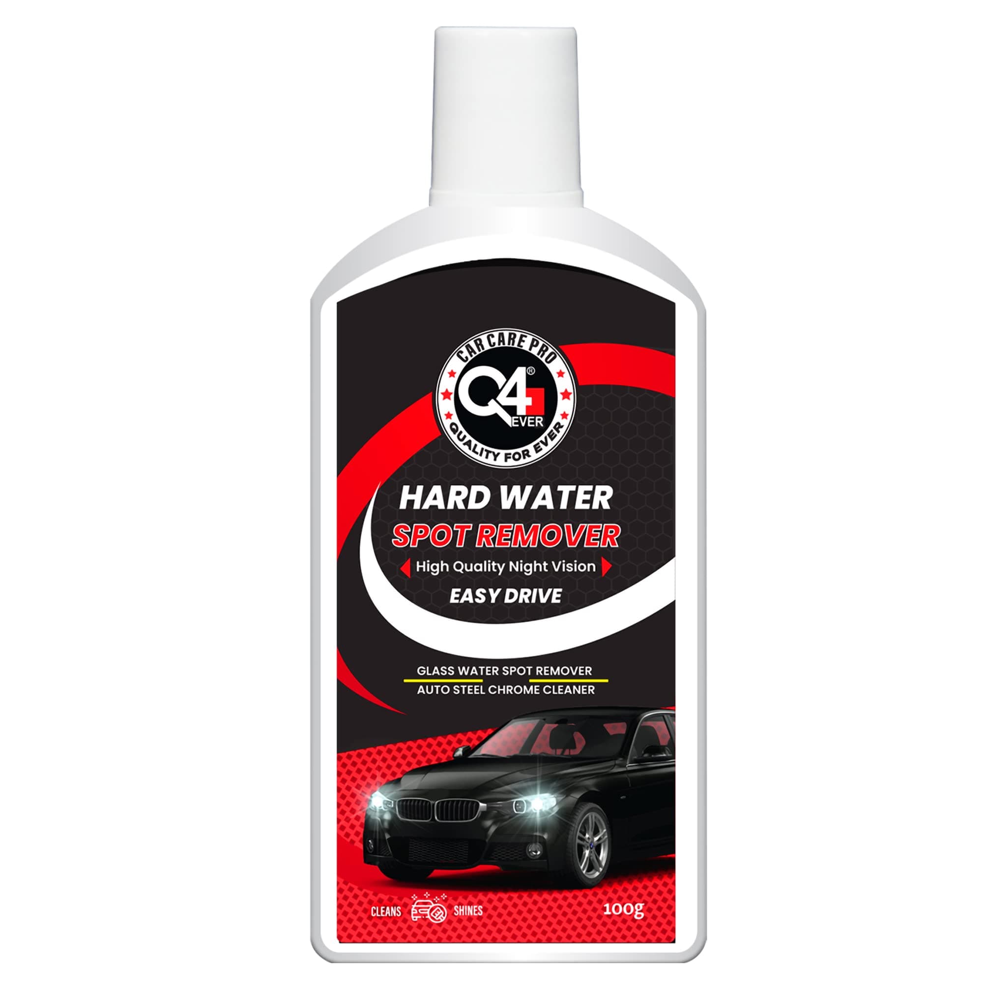 Auto Care Glass Polish Hard Water Spot Remover (100 Grams Cream)
