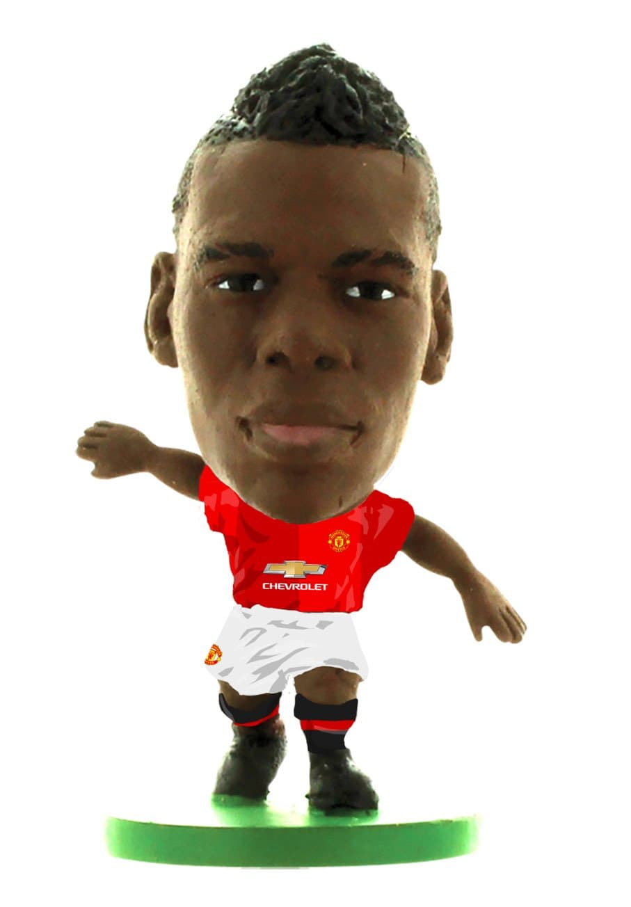 SoccerStarz SOC1121 Man Utd Paul Pogba Home Kit