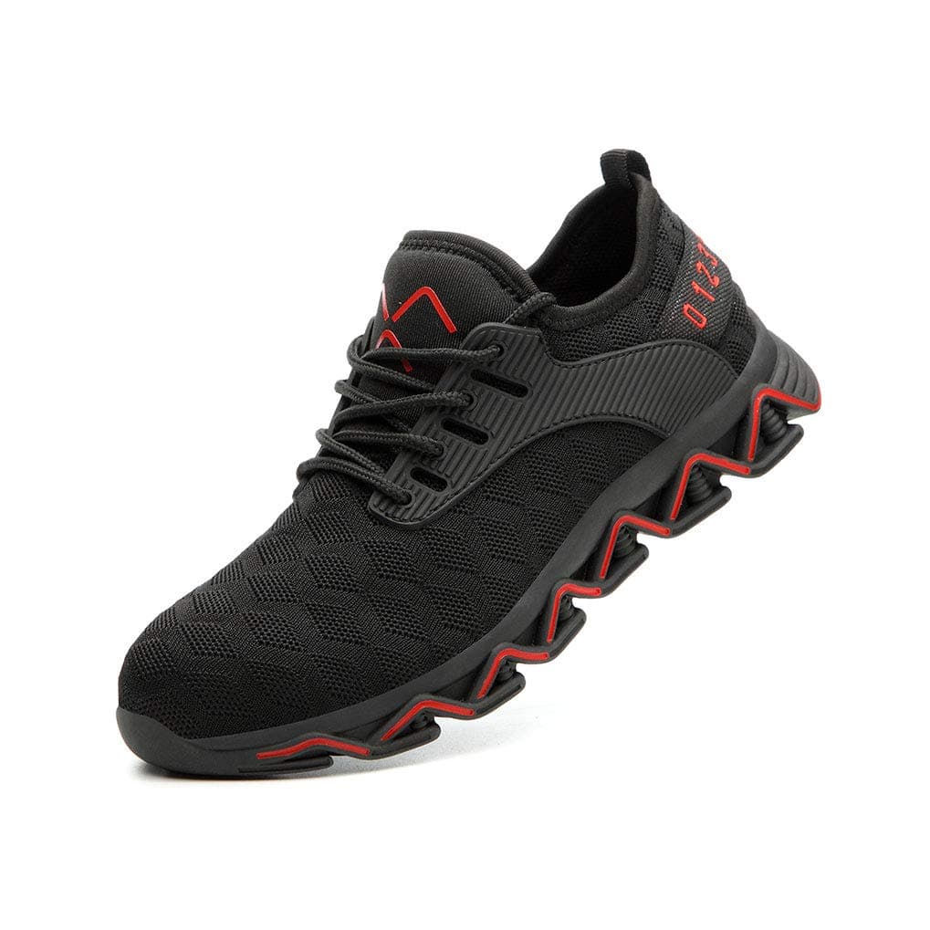 YHHF Steel Toe Safety Shoes Men Women Work Shoes Light Comfortable Sneakers