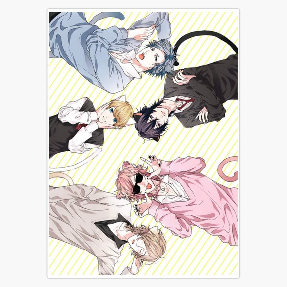 Yarichin Bitch Club Poster (an More) Sticker Outdoor Rated Vinyl Sticker Decal for Windows, Bumpers, Laptops or Crafts 5"