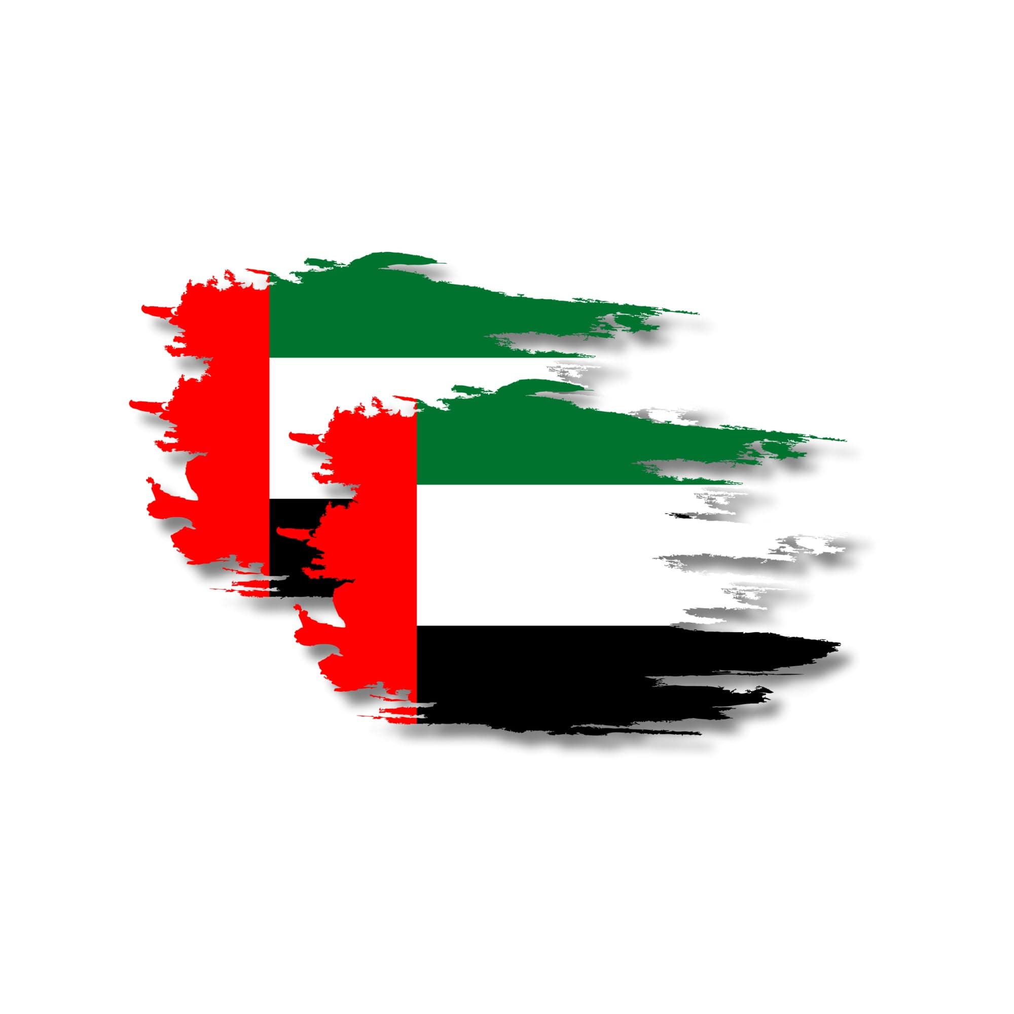 2 Pcs FLAG Car Sticker Decal for Car Bumper, Laptop, bottle | 5" |