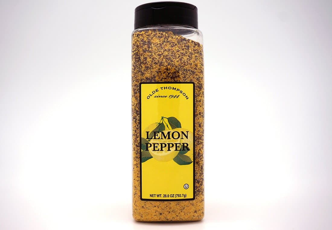 Lemon Pepper Seasoning - Olde Thompson - Seasoning for seafood, chicken, steaks, potatoes, and vegetables