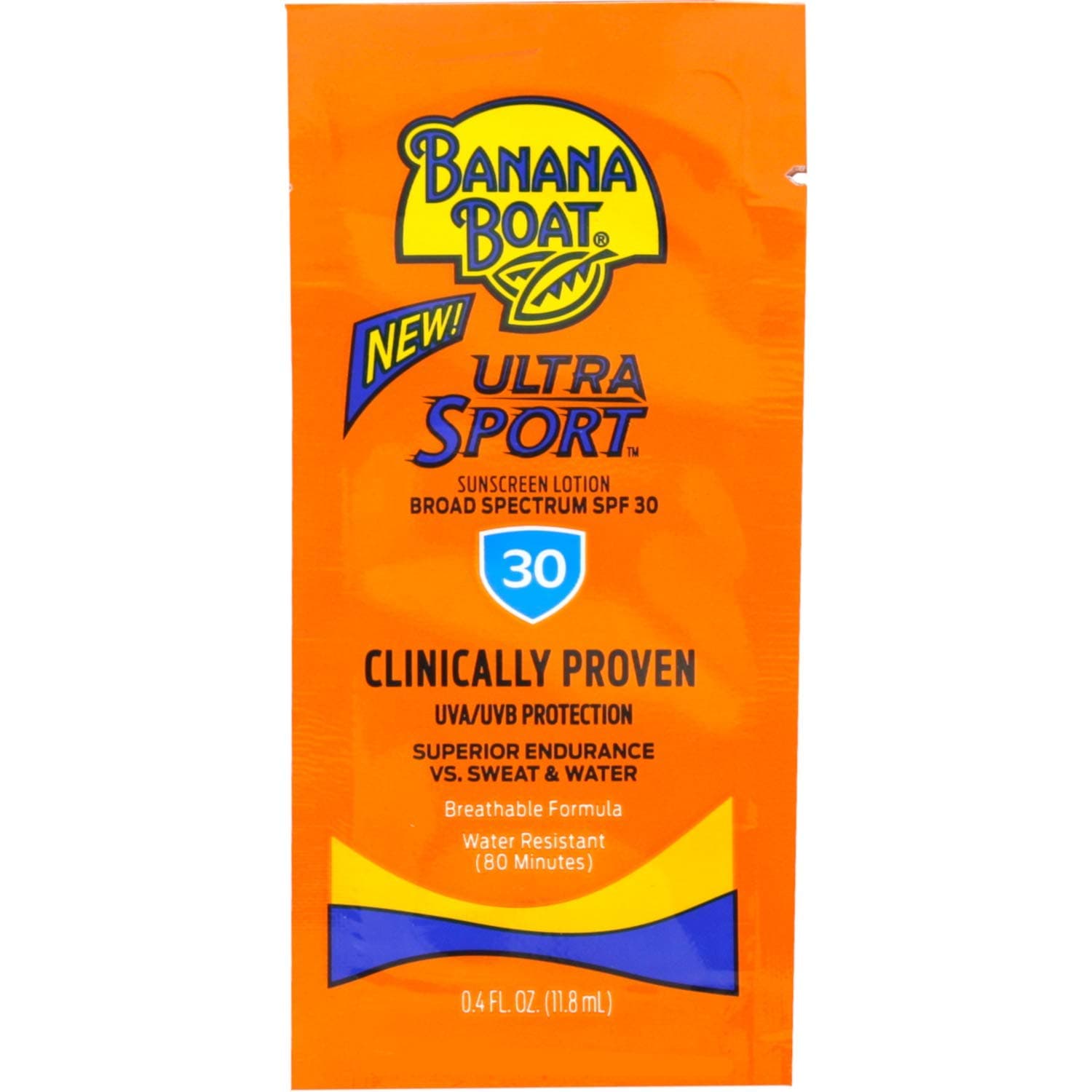 Sport Sunscreen, SPF 30 Protection lotion, Travel Packets