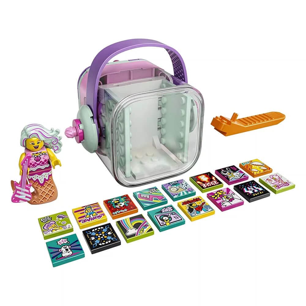 VIDIYO Candy Mermaid Beatbox 43102 Building Kit with Minifigure; Creative Kids Will Love Producing Pop Music Videos Full of Songs, Dance Moves and Effects, New 2021 (71 Pieces)