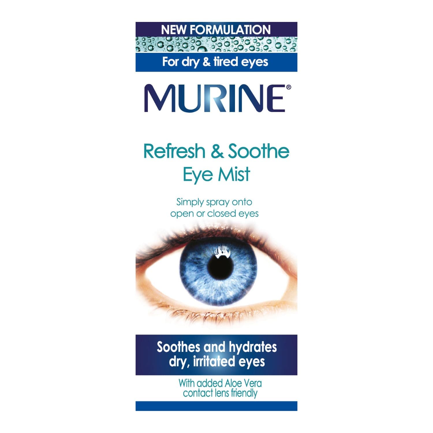 Murine Refresh & Soothe Eye Mist That Soothe, Hydrate and Refresh Dry or Irritated Eyes, New Formulation,10ml