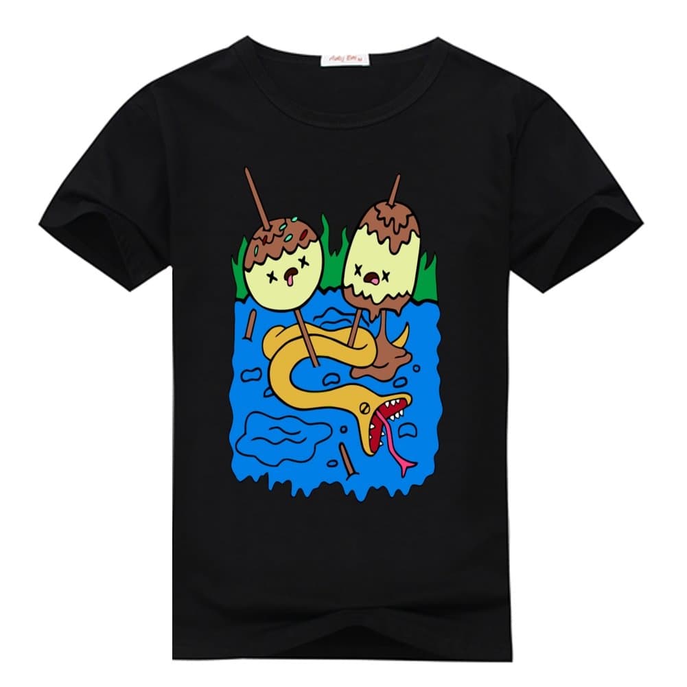 Women's Printed Bubblegum Rock Poster T Shirts By Juancarly