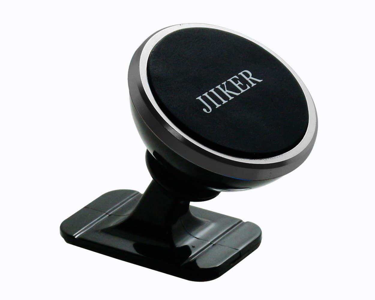 Phone Holder Jiiker Universal Stick On Dashboard Magnetic Car Mount Holder for Cell Phones and Mini Tablets (Gray)