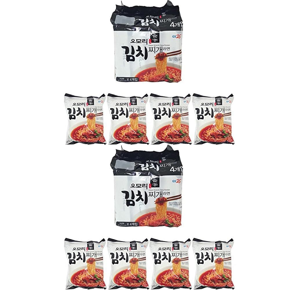 [Hachido/Paldo] GS25 Sinkle Kimchi Jigae Ramen 4 Bags / Korean Food / Korean Ramen (Direct Shipping from overseas) (160g * 4 Bags)