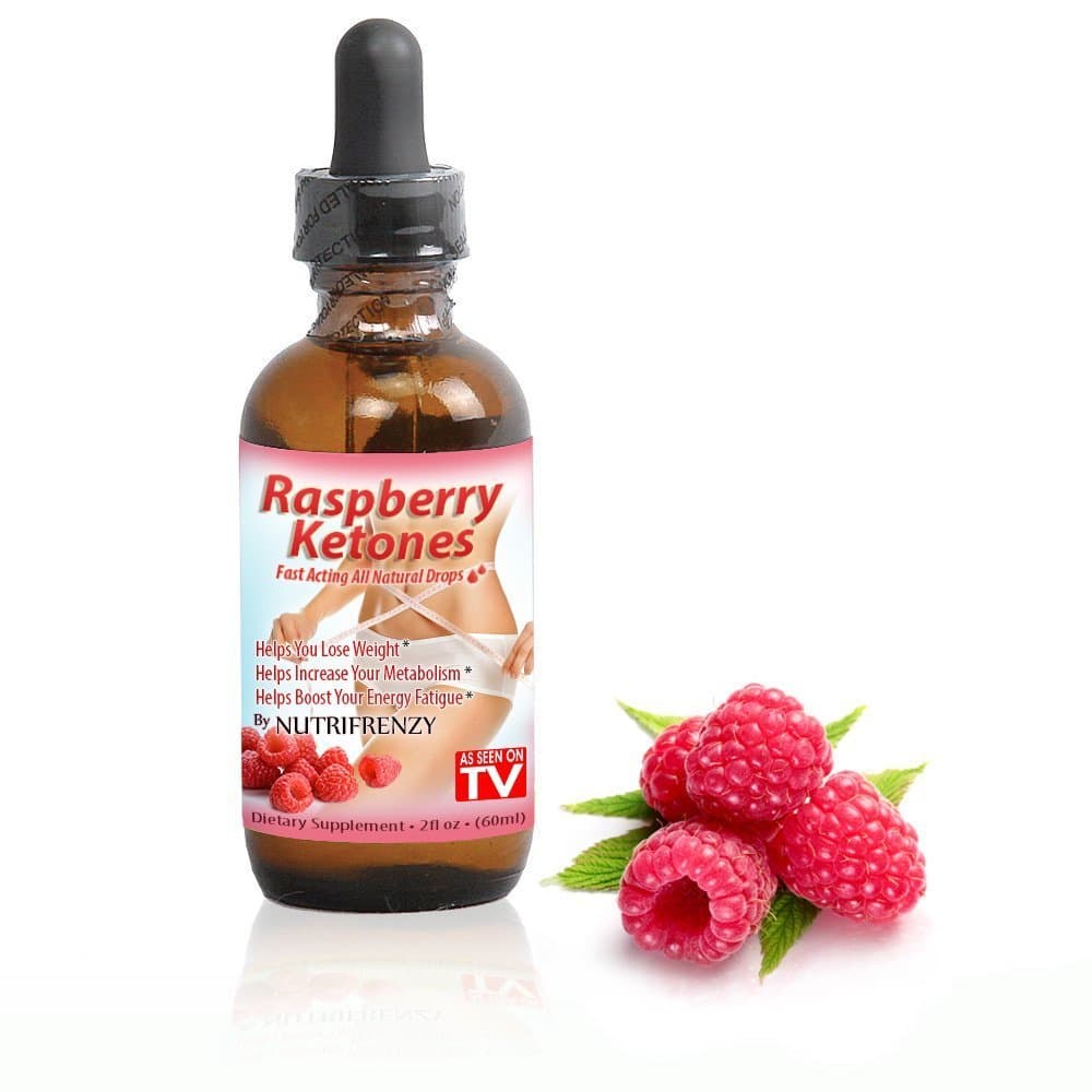 Raspberry Ketones Liquid Drops, 100% Pure All Natural Ingredients, Fast Absorbing Weight Loss, Faster Than Capsules, 60 Day Supply