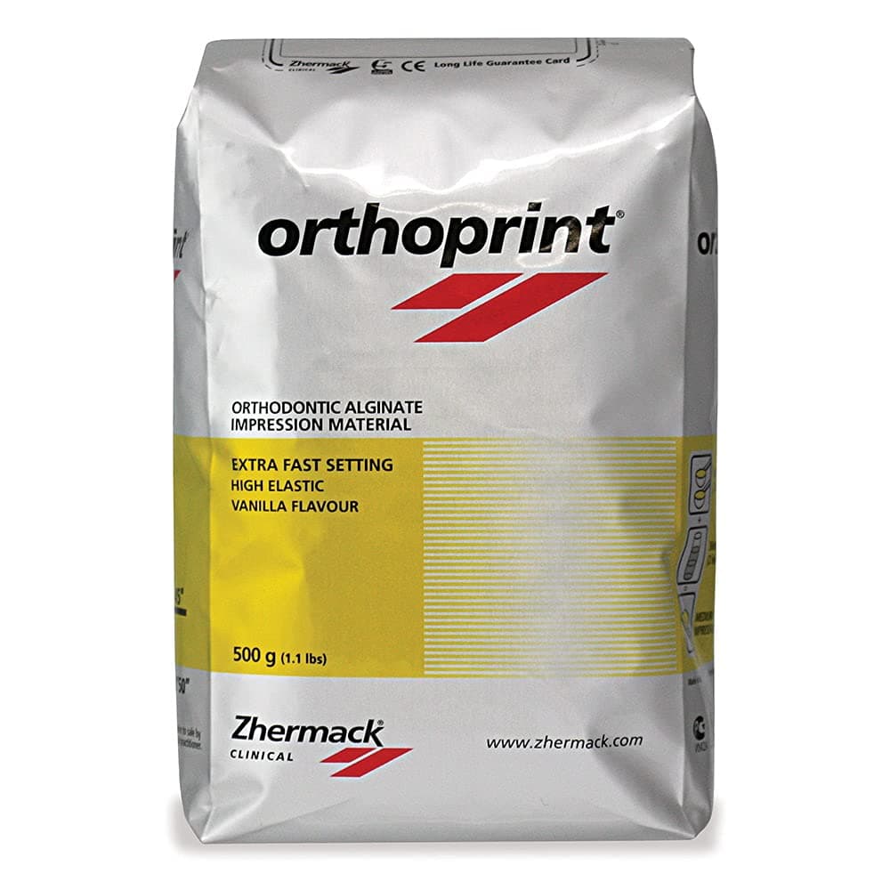 ZHERMACK- Alginate Orthoprint Extra Fast Set 500gr - 1lb + - Settin 100607 Us Dental Depot