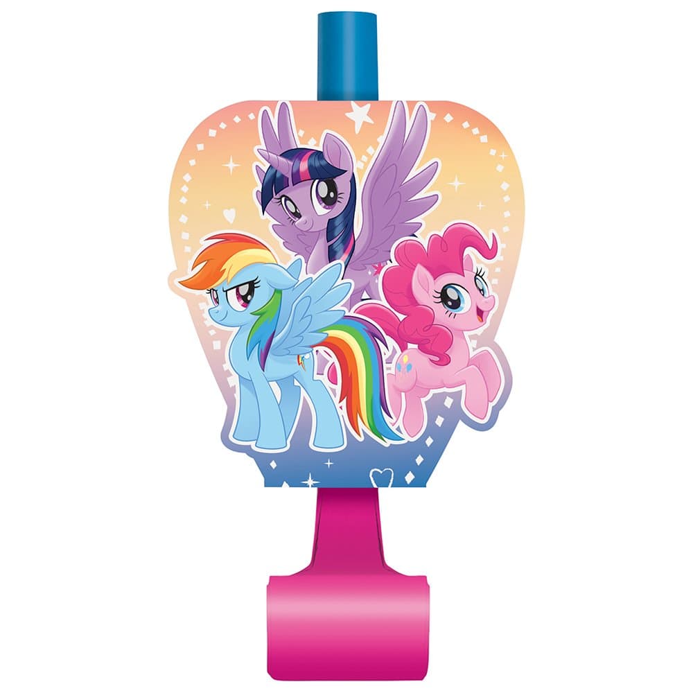 Unique Industries My Little Pony Party Blowers, 8ct