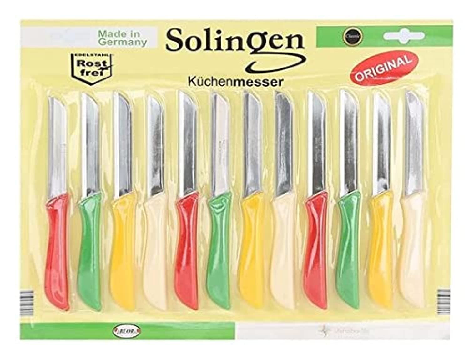 SolingenKnife Peeler 12pcs Set Multicolour