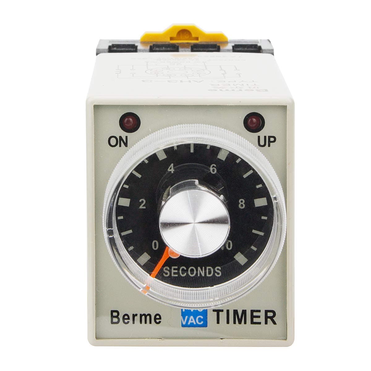 10S Time Range 8 Terminals Adjustable Delay Timer Time Relay AH3 3 AC110V