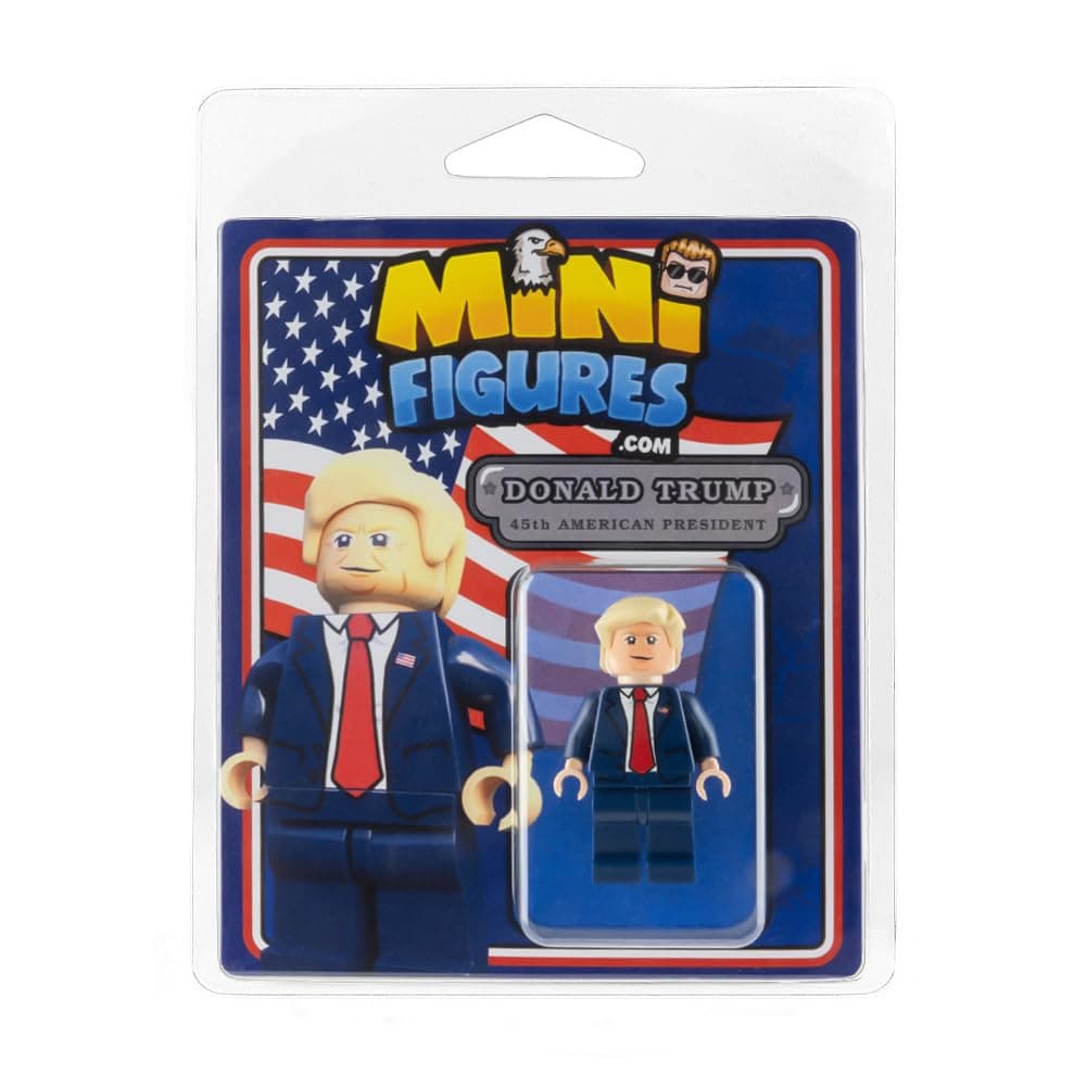 Custom Design Minifigure - Donald Trump 45th American President - Exclusive Adult Collectors Edition