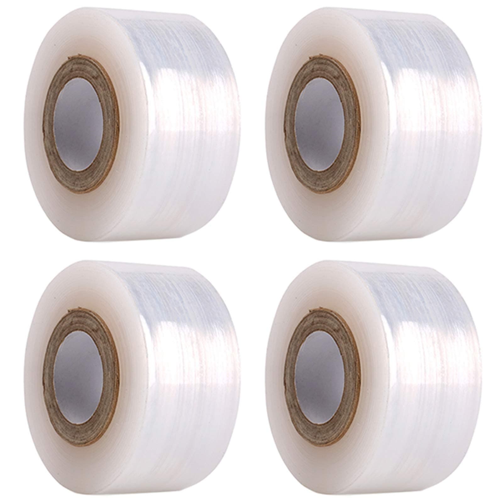 4 Pcs Grafting Tape for Fruit Trees Floral Grafting Tools Garden Plant Nursery Tape PE Stretchable Self Adhesive Membrane Clear Floristry Film
