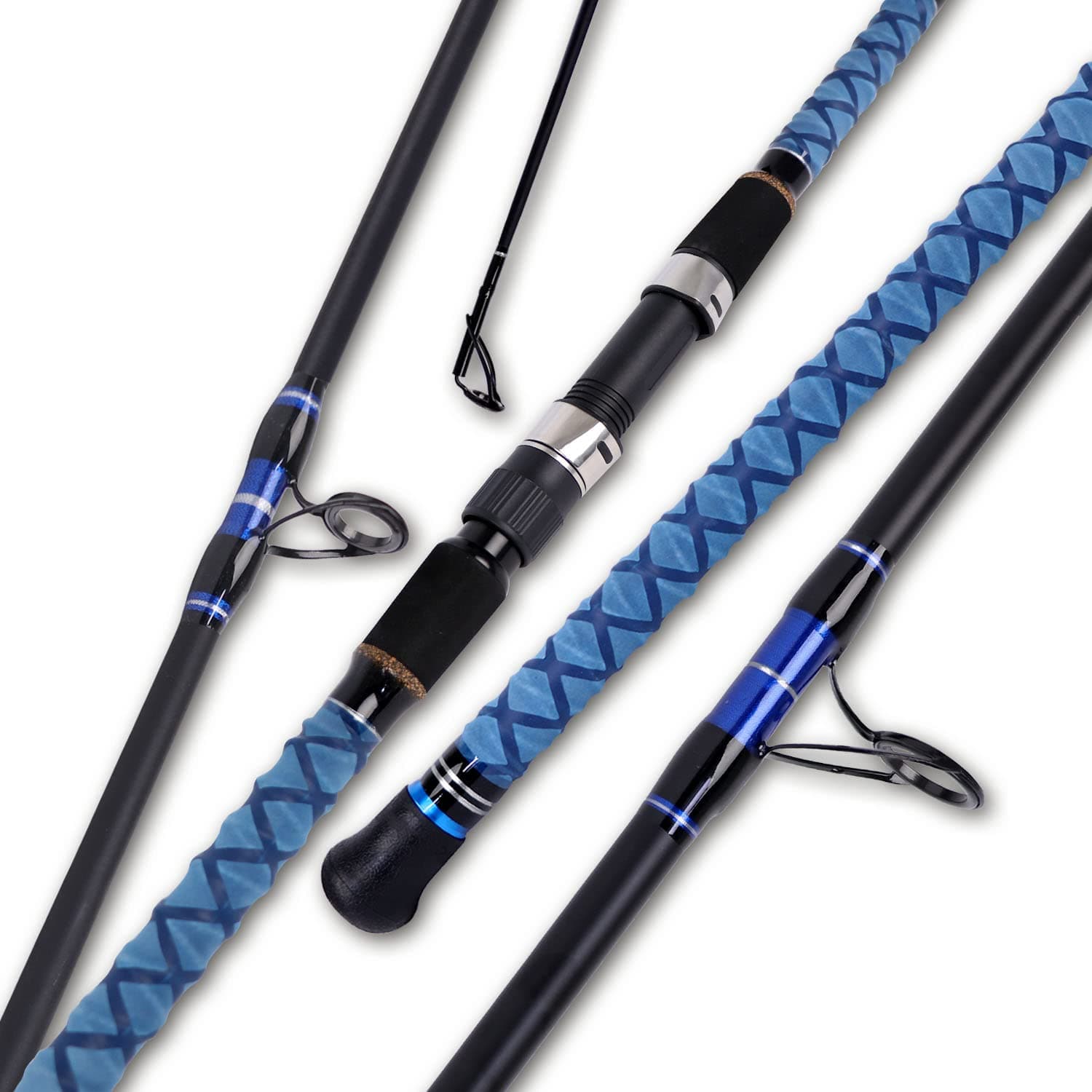 Surf Spinning Fishing Rod Carbon Travel Surf Rod 2 Piece/3 Piece/4 Piece Spinning Fishing Rod 9'/10'/11'/12'/15'