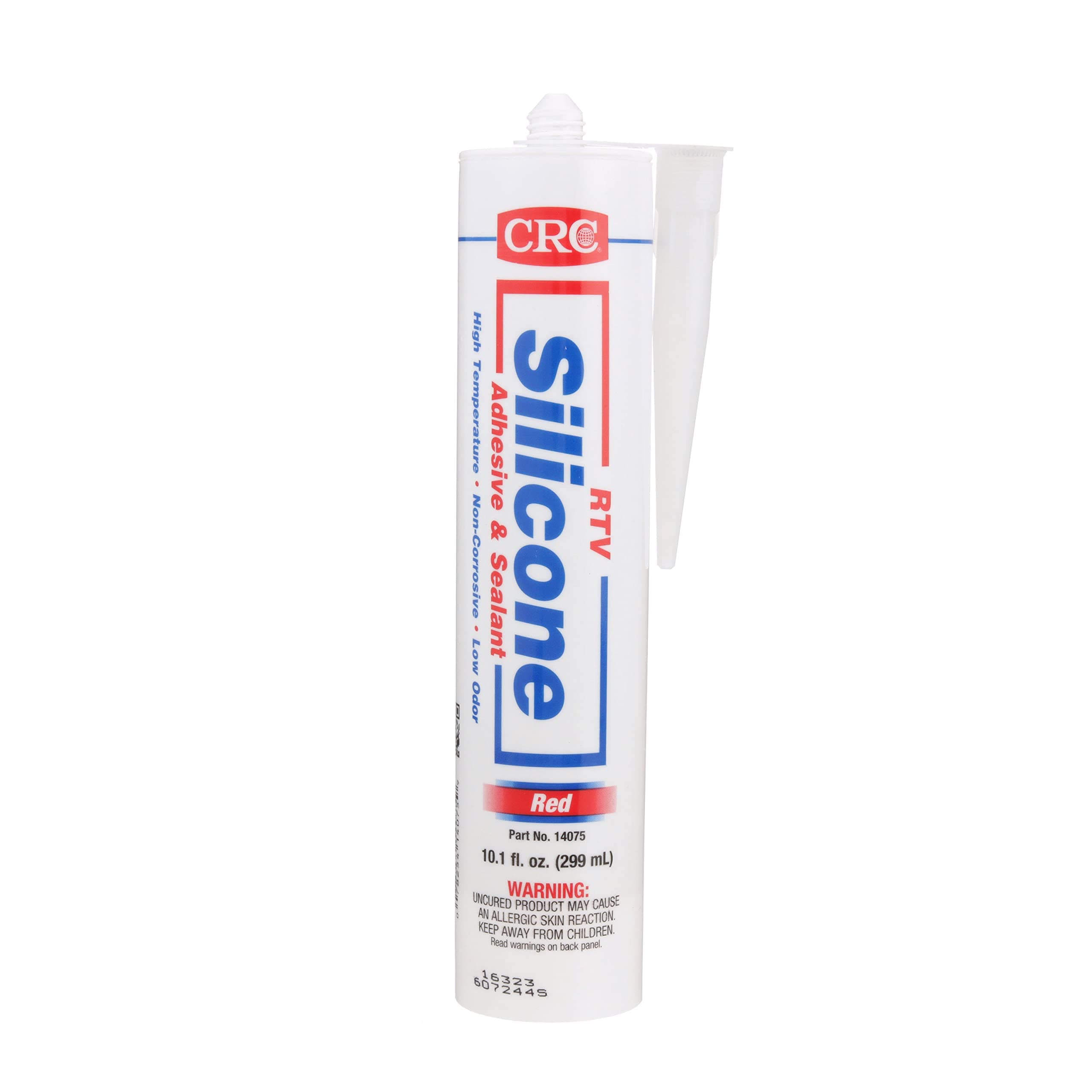 CRC 14075 RTV Silicone Sealant - Red, 10.1 Fl Oz