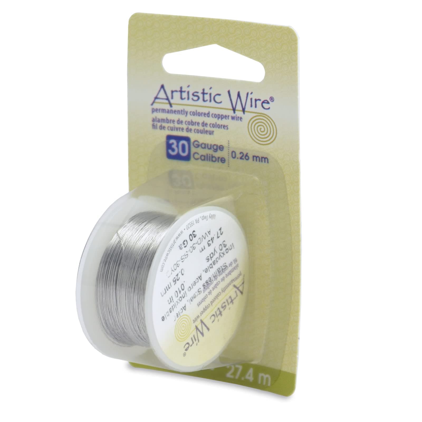 Beadalon 30 Gauge Artistic Wire, Stainless Steel, 30-Yard by Artistic Wire